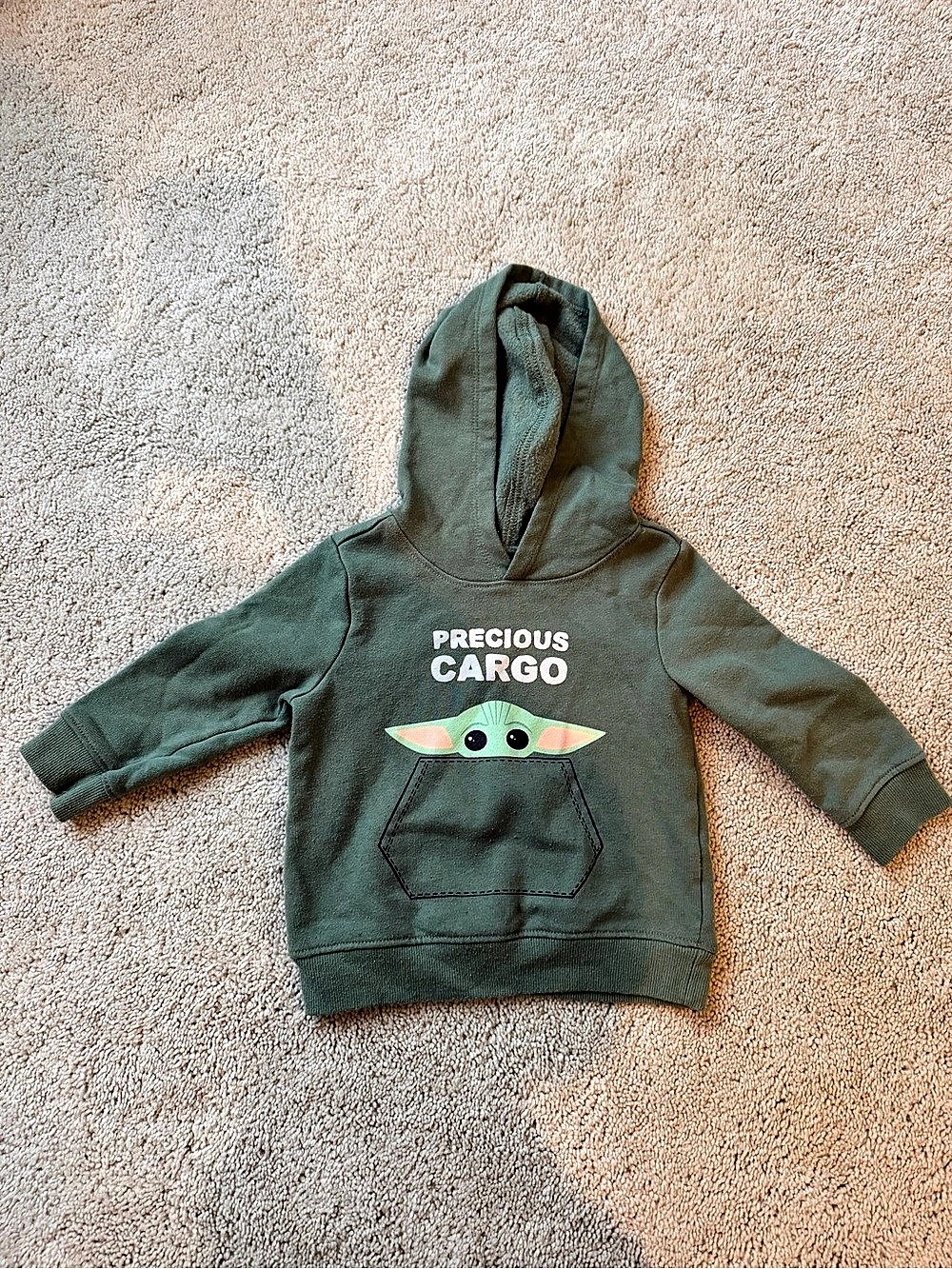 Star Wars Precious Cargo Grogu hoodie Baby 12-18M